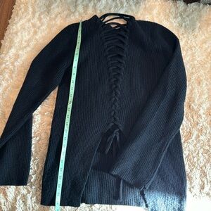 ALC lace-up markell sweater